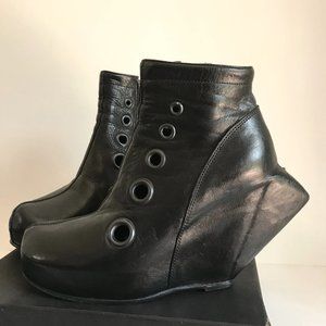 Rick Owens 'Spike' bootie with grommets